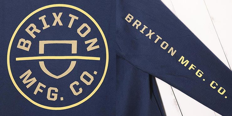 ������̵���ۥ��󥰥��꡼��T����� ����T BRIXTON �֥ꥯ���ȥ� CREST L/S TEE 16251