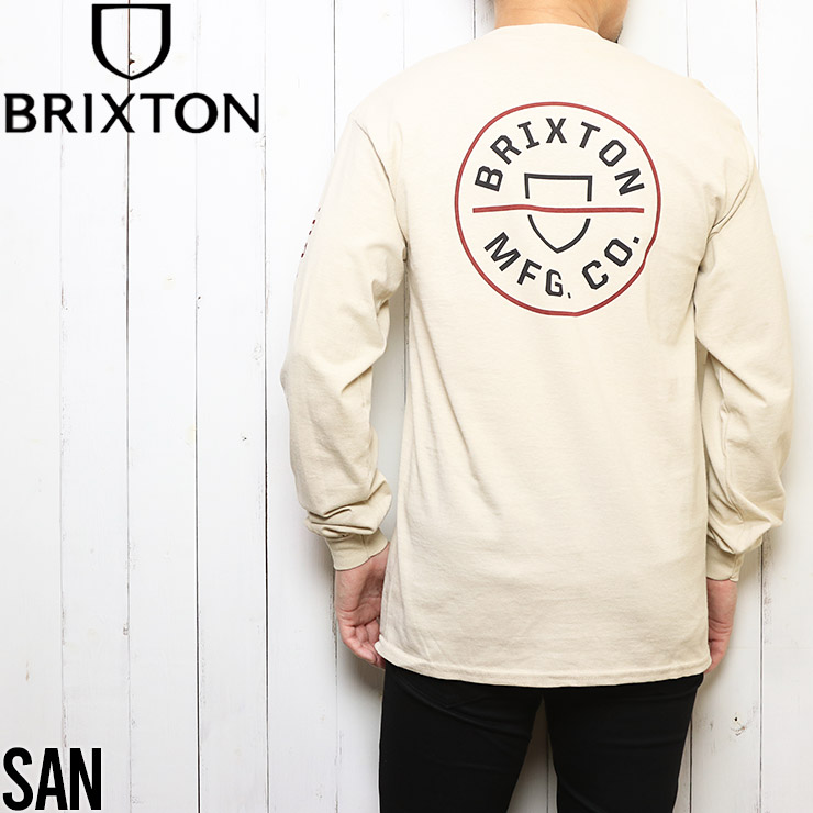 [åݥб] 󥰥꡼T T BRIXTON ֥ꥯȥ CREST L/S TEE 16251