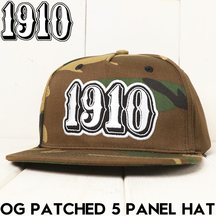 1910 �ʥ���ƥ�����ƥ� OG PATCHED 5PANEL HAT ���ʥåץХå�����å� ˹�� CAMO ��������Ź������