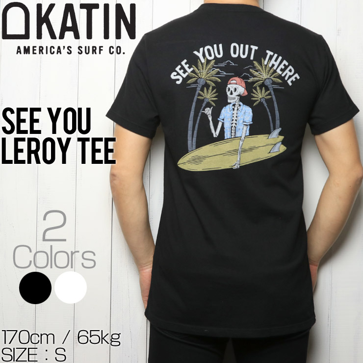[����å��ݥ����б�] KATIN �����ƥ��� SEE YOU LEROY TEE  ȾµT����� TSSEE03