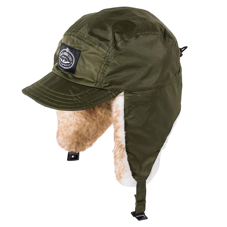 ̵˹ 䡼եåץå  POLeR ݡ顼 FLIGHT NYLON FUR FLAP CAP 243MCV0093 Ź