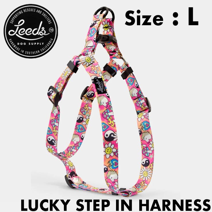 �ɥå��ϡ��ͥ� ���ѥϡ��ͥ� Leeds Dog Supply �꡼���ɥå����ץ饤 LUCKY STEP IN HARNESS  L������ ��������Ź������