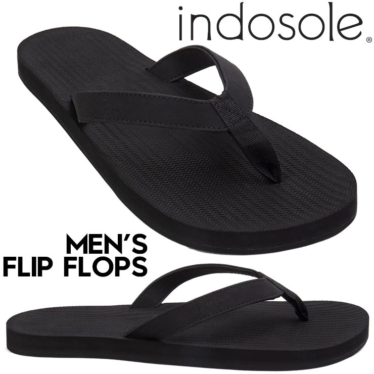 INDOSOLE ɥ  ӡ ȥ󥰥 Mens Flip Flops ESSNTLS BLK Ź