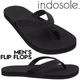 INDOSOLE ɥ  ӡ ȥ󥰥 Mens Flip Flops ESSNTLS BLK Ź
