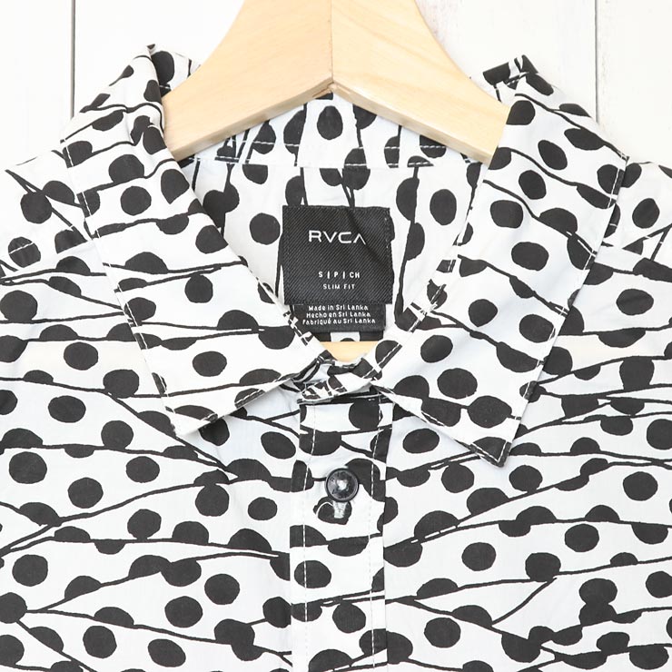 [����å��ݥ����б�] RVCA �롼�� TOM GERRARD BUTTON-UP SHIRT Ⱦµ����� M503TRTG