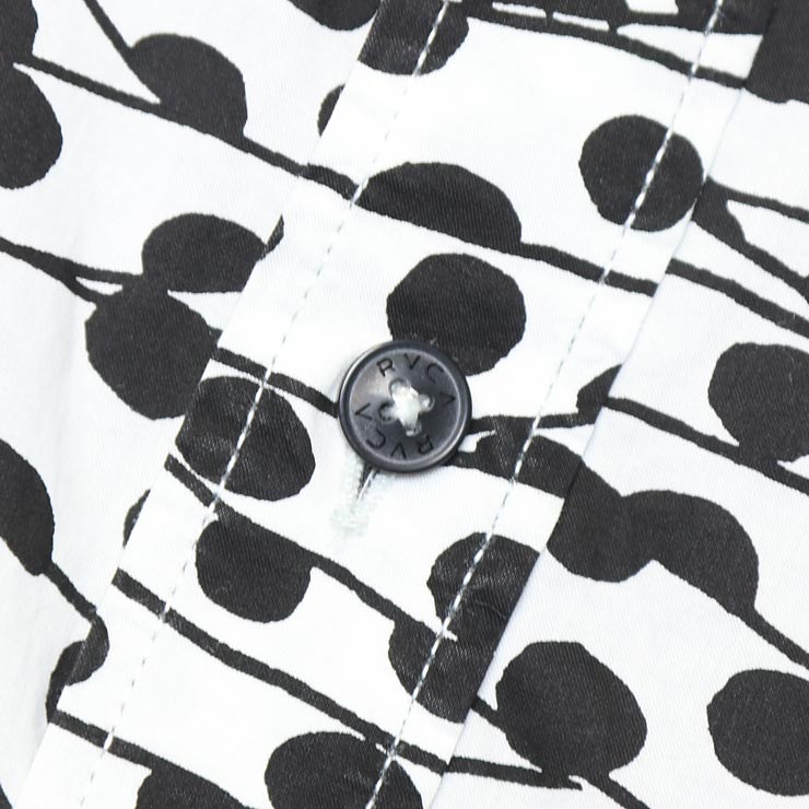 [����å��ݥ����б�] RVCA �롼�� TOM GERRARD BUTTON-UP SHIRT Ⱦµ����� M503TRTG