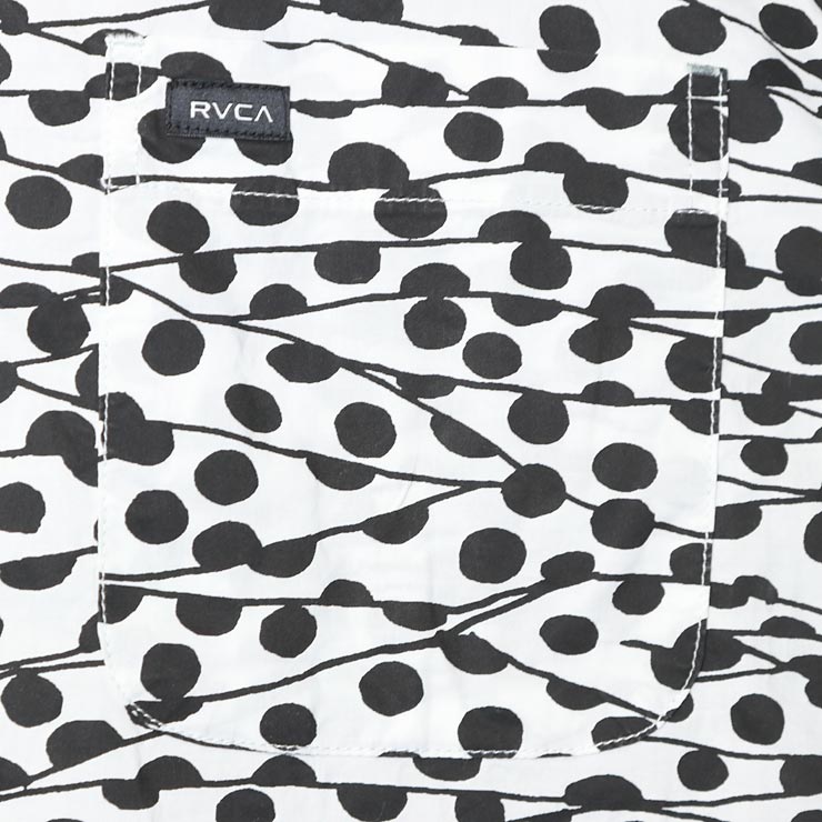 [����å��ݥ����б�] RVCA �롼�� TOM GERRARD BUTTON-UP SHIRT Ⱦµ����� M503TRTG