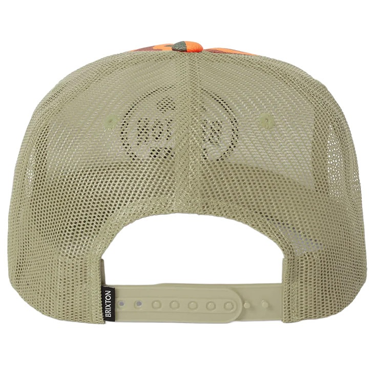 BRIXTON �֥ꥯ���ȥ� HENRY MP TRUCKER HAT ���ʥåץХå� ��å��奭��å� ˹�� ��� ��ǥ����� 12033 ORANGE DUCK CAMO/ORANGE 26SP ��������Ź������
