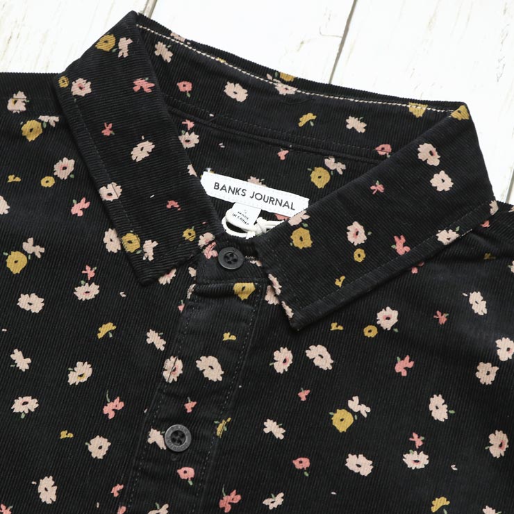 [����å��ݥ����б�] BANKS �Х󥯥� FIELDS WOVEN SHIRT Ⱦµ����� WSS0065