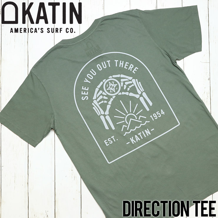 [����å��ݥ����б�] KATIN �����ƥ��� DIRECTION TEE ȾµT����� TSDIR02