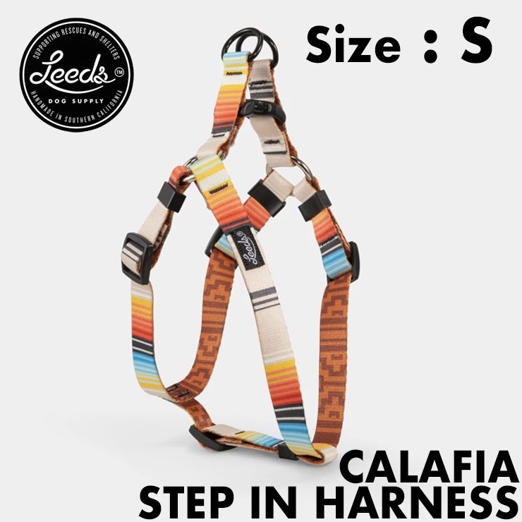 ������̵���� Leeds Dog Supply �꡼���ɥå����ץ饤 CALAFIA STEP IN HARNESS �ɥå��ϡ��ͥ� S������