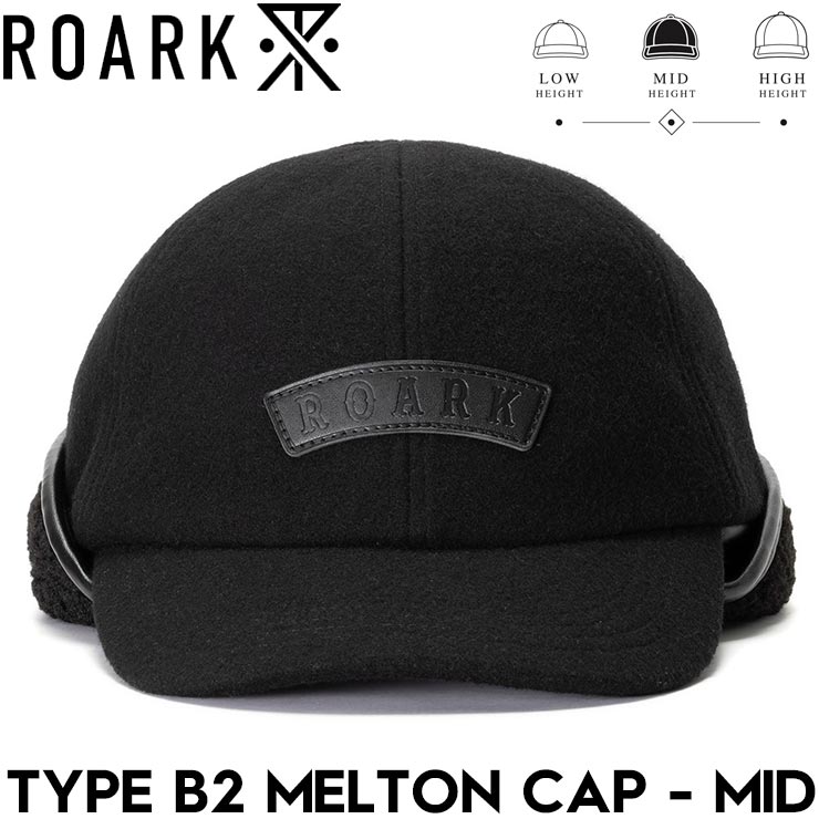 THE ROARK REVIVAL ХХ TYPE B2 MELTON CAP - MID ˹ ȥ󥭥å  RHJ1172-BLK Ź