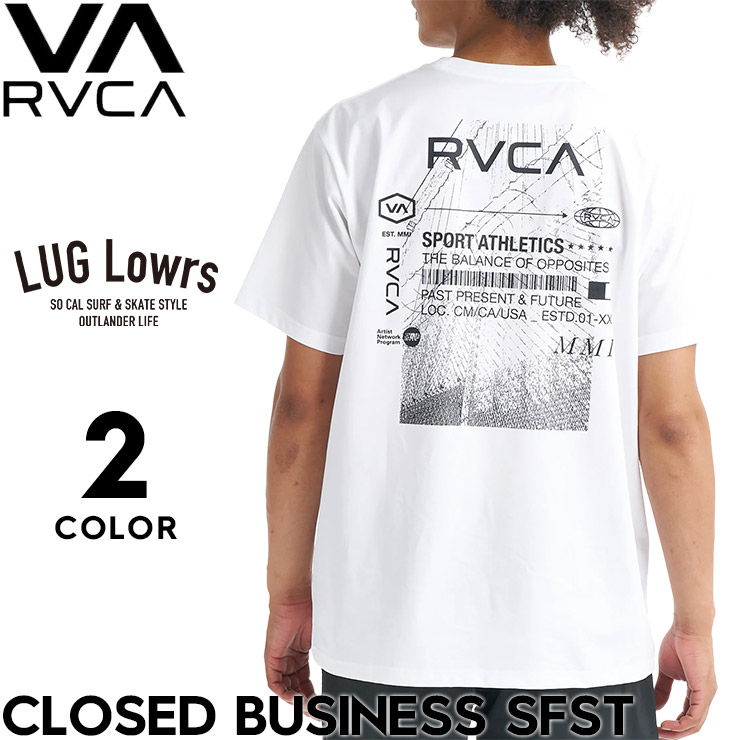 RVCA �롼�� ��� ��å��奬���� ȾµT����� ������T����� CLOSED BUSINESS SFST BG041856 2026SP ��������Ź������
