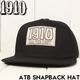 1910 �ʥ���ƥ�����ƥ� ATB SNAPBACK HAT ���ʥåץХå�����å� ˹�� BLACK ��������Ź������