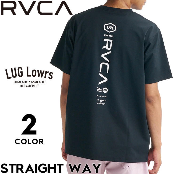 RVCA �롼�� ��� ��å��奬���� Ⱦµ ������T����� ��Φξ�� STRAIGHT WAY BG041857 2026SP ��������Ź������