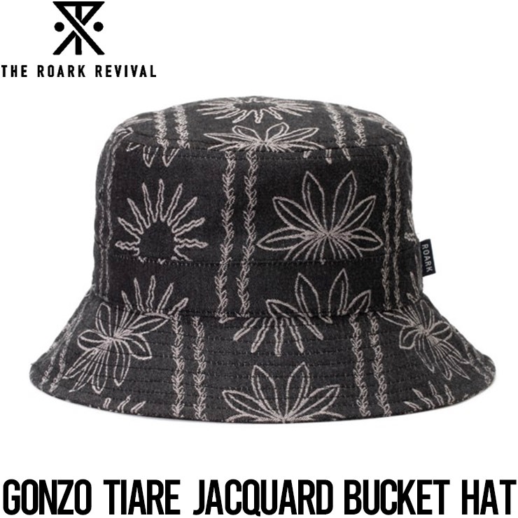 ������̵���ۥХ��åȥϥå� ˹�� THE ROARK REVIVAL ����������Х��Х� GONZO TIARE JACQUARD BUCKET HAT RHJ926