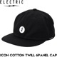 ������̵���ۥ��ʥåץХå�����å�  ˹�� ELECTRIC ���쥯�ȥ�å� ICON COTTON TWILL 6 PANEL CAP E25SC01 BLK ��������Ź������