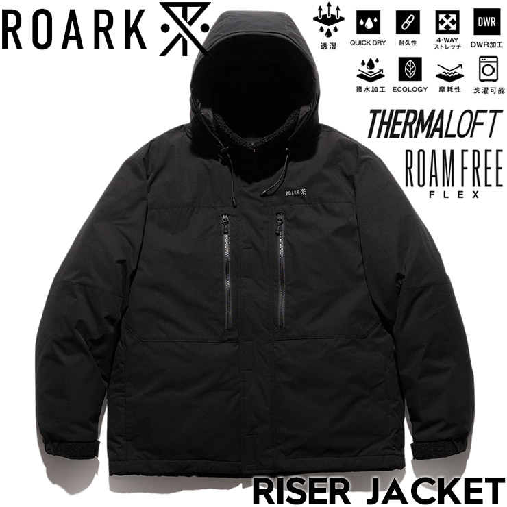 THE ROARK REVIVAL ХХ RISER JACKET 󥸥㥱å ꥸ㥱å  RJJ1170-BLK Ź