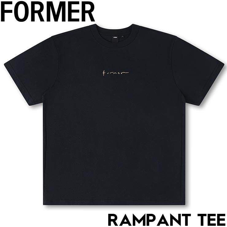 ������̵����ȾµTEE T����� FORMER �ե����ޡ� RAMPANT T-SHIRT FTE-25213 BLACK 25SU ��������Ź������