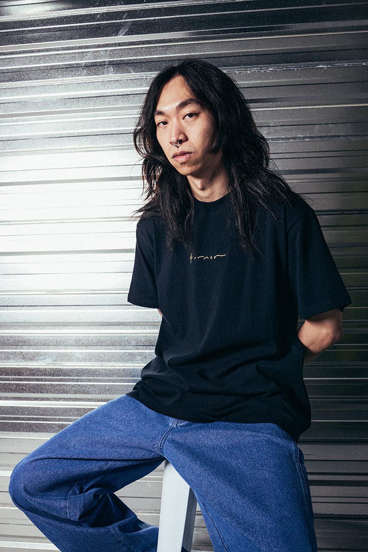 ������̵����ȾµTEE T����� FORMER �ե����ޡ� RAMPANT T-SHIRT FTE-25213 BLACK 25SU ��������Ź������