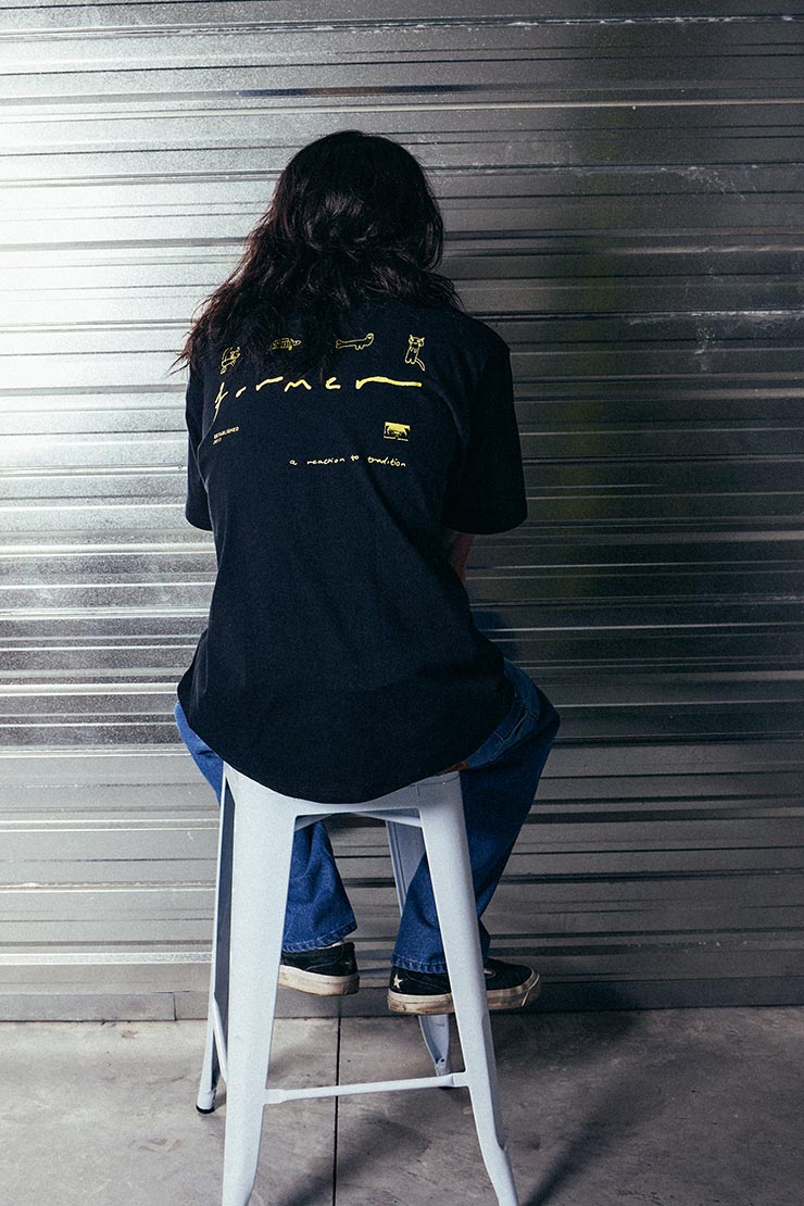 ������̵����ȾµTEE T����� FORMER �ե����ޡ� RAMPANT T-SHIRT FTE-25213 BLACK 25SU ��������Ź������