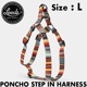 ̵ۥɥåϡͥ ѥϡͥ Leeds Dog Supply ꡼ɥåץ饤 PONCHO STEP IN HARNESS  L Ź