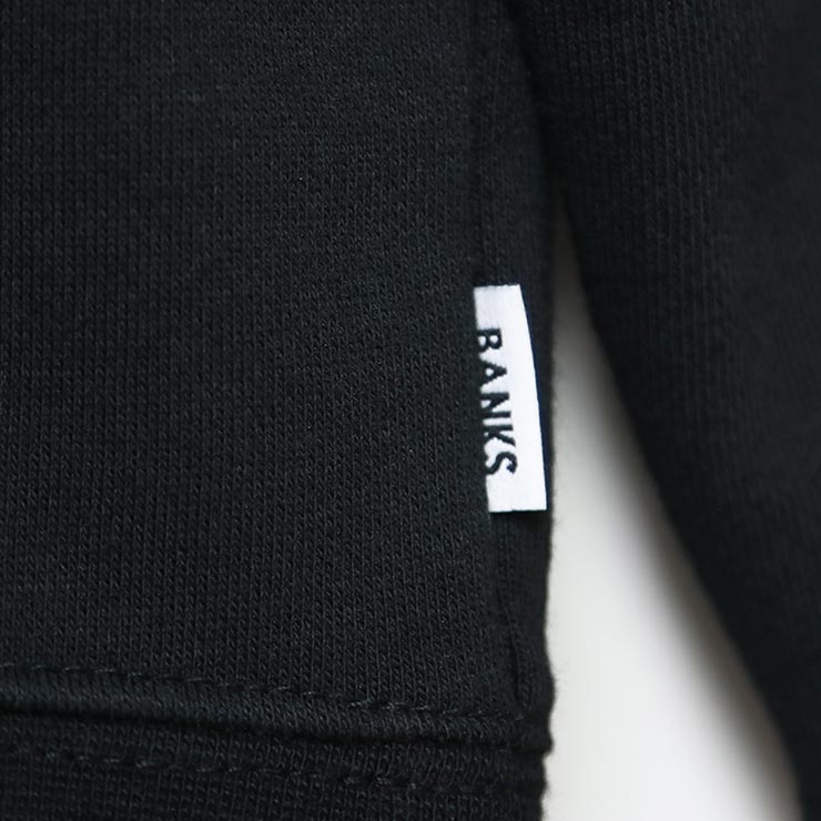 BANKS �Х󥯥� LABEL HOOD GRAPHIC FLEECE �ץ륪���С��ѡ����� �ա��ǥ� WFL0286 [FB]
