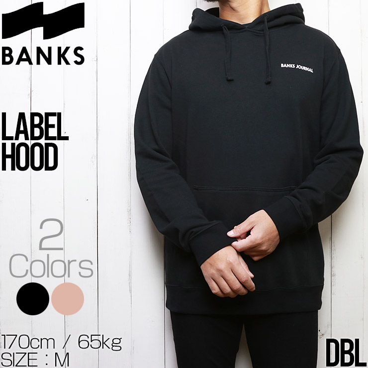 BANKS �Х󥯥� LABEL HOOD GRAPHIC FLEECE �ץ륪���С��ѡ����� �ա��ǥ� WFL0286 [FB]