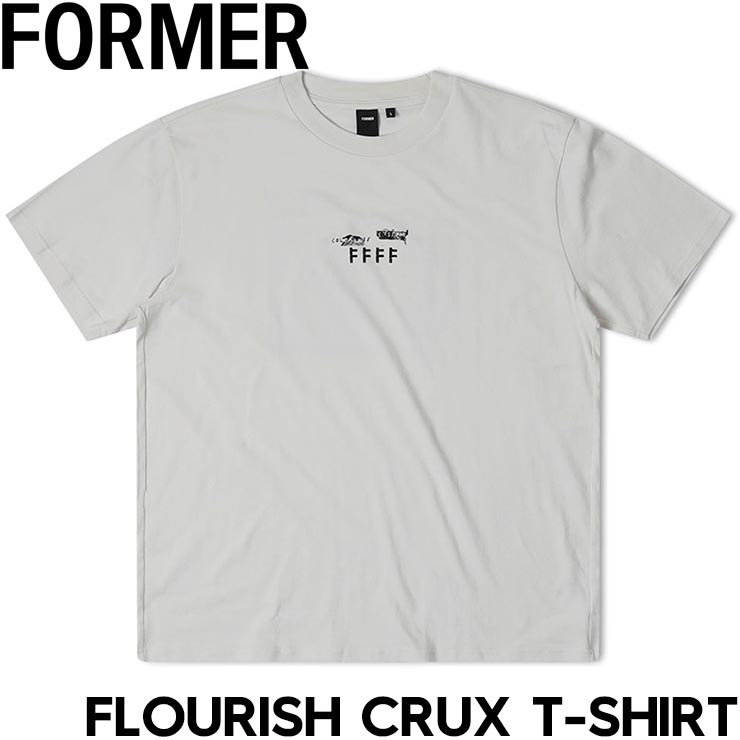 ������̵����ȾµTEE T����� FORMER �ե����ޡ� FLOURISH CRUX T-SHIRT FTE-24321 BONE ��������Ź������