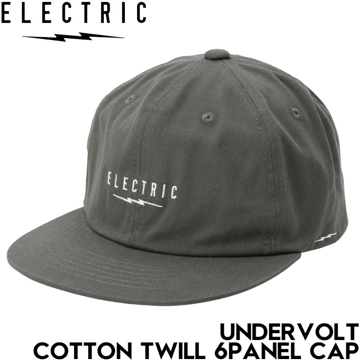 ̵ۥʥåץХåå  ˹ ELECTRIC 쥯ȥå UNDERVOLT COTTON TWILL 6 PANEL CAP E25SC02 BLK Ź