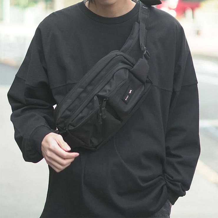 RVCA �롼�� ���������Хå� �ܥǥ��Хå� �������ȥХå� WAISTPACK DELUXE BG041984 BLK 26SP ��������Ź������