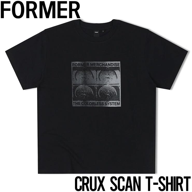 ̵ȾµTEE T FORMER եޡ CRUX SCAN T-SHIRT BLACK TE-24221 Ź