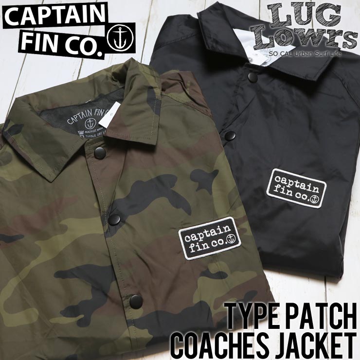 クリックポスト対応] CAPTAIN FIN TYPE PATCH COACHES JACKET コーチ