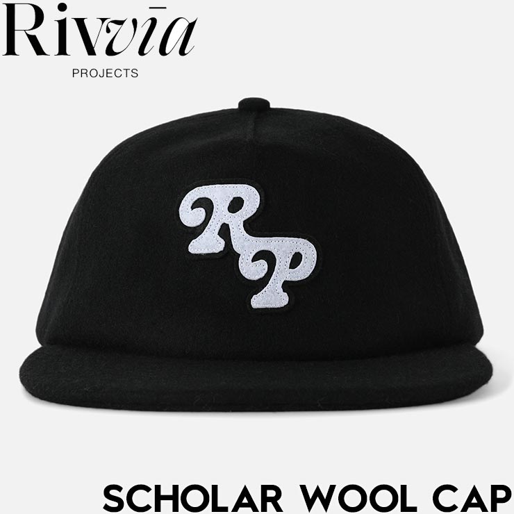 ������̵���ۥ��ȥ�åץХå�����å�  ˹�� Rivvia PROJECTS ��������ץ��������� SCHOLAR WOOL CAP RHE-25114 BLK ��������Ź������