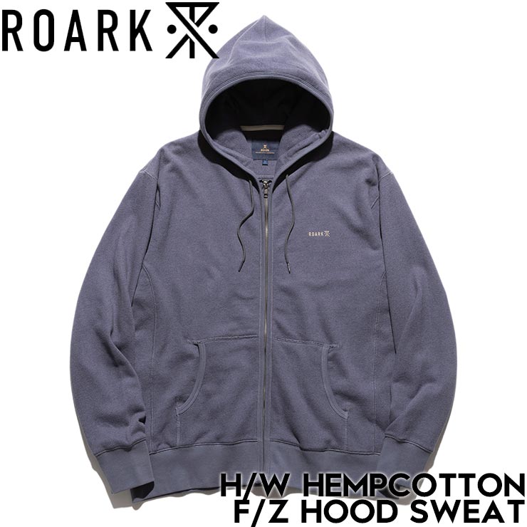 ROARK �������� H/W HEMPCOTTON F/Z HOOD SWEAT �إӡ��������ȥե른�åץѡ����� �ա��ǥ� RSWJH1150-FSB ��������Ź������