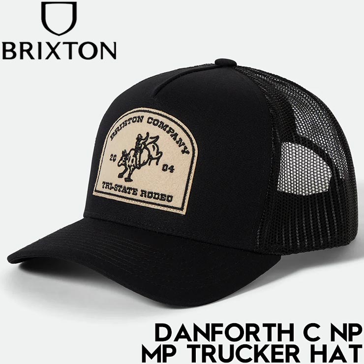 BRIXTON ֥ꥯȥ DANFORTH C NP MP TRUCKER HAT å奭å ˹ 11902 BLACK/BLACK 25FW Ź