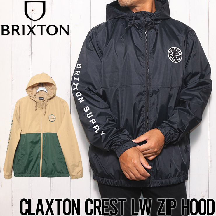 �ʥ����󥸥㥱�å� BRIXTON �֥ꥯ���ȥ� CLAXTON CREST LW ZIP HOOD JACKET 03292 ��������Ź������