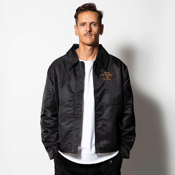 �ɥꥺ�顼���㥱�å� ROARK �������� B.S.B.T DRIZLER JACKET RJJ1072-BLK ��������Ź������