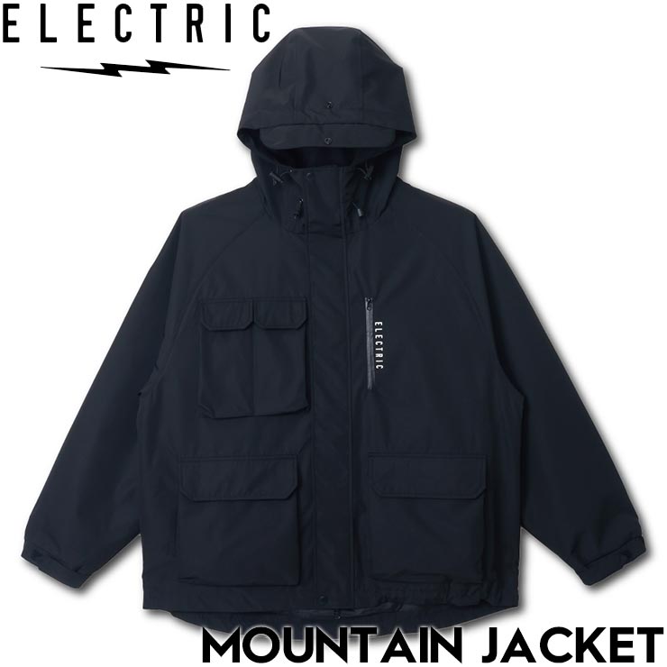 ELECTRIC ���쥯�ȥ�å� MOUNTAIN JACKET �ޥ���ƥ󥸥㥱�å� �������� BLACK E25FJ03 ��������Ź������