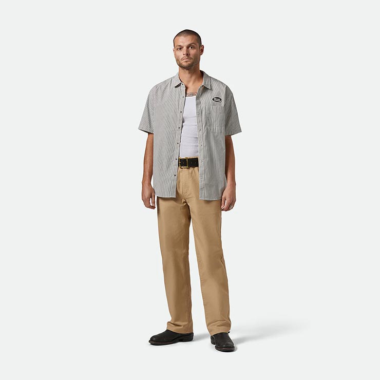 ������̵����Ⱦµ����� BRIXTON �֥ꥯ���ȥ� BUILDERS AUTO S/S WVN 01451 BLOWS 25SU ��������Ź������