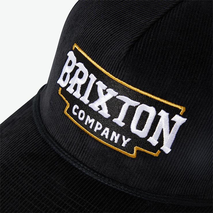 BRIXTON �֥ꥯ���ȥ� PIERSON C NP MP SNPK - BLACK CORDUROY ���ʥåץХå�����å� ˹�� 11903 25FW ��������Ź������