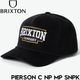 BRIXTON �֥ꥯ���ȥ� PIERSON C NP MP SNPK - BLACK CORDUROY ���ʥåץХå�����å� ˹�� 11903 25FW ��������Ź������
