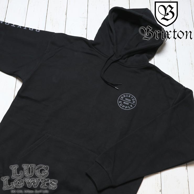 BRIXTON ブリクストン OATH II HOOD プルオーバーパーカー 02497 BLACK