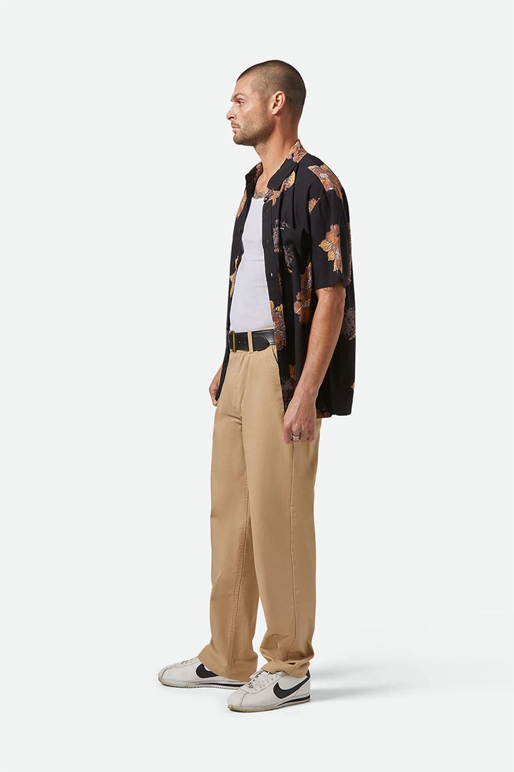 ������̵����Ⱦµ����� BRIXTON �֥ꥯ���ȥ� CRU PRINT RELAXED S/S SHIRT 01447 WHBCF 25SU ��������Ź������