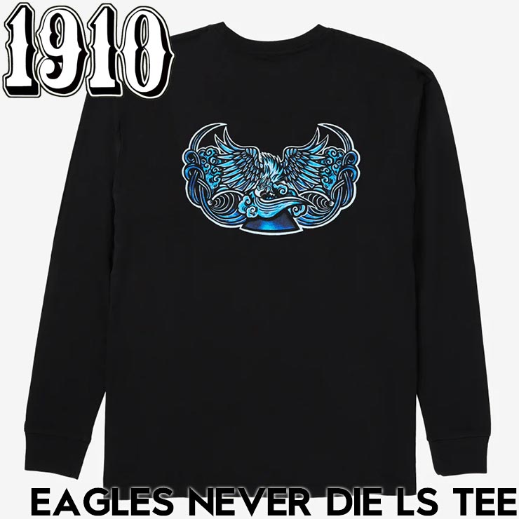 1910 �ʥ���ƥ�����ƥ� EAGLES NEVER DIE LS TEE ���󥰥��꡼��T����� ����T Ĺµ ��������Ź������