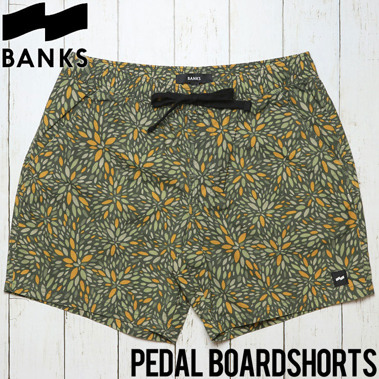 [����å��ݥ����б�] BANKS �Х󥯥� PEDAL BOARDSHORTS �ܡ��ɥ��硼�� BSU003