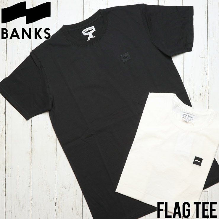 [����å��ݥ����б�] BANKS �Х󥯥� FLAG S/S TEE ȾµT����� WTS0257