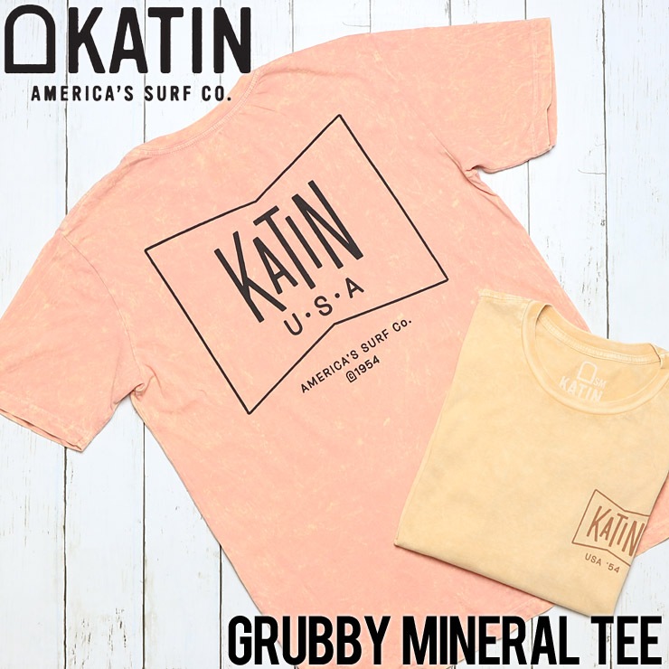 [����å��ݥ����б�] KATIN �����ƥ��� GRUBBY MINERAL TEE ȾµT����� TSGRU02