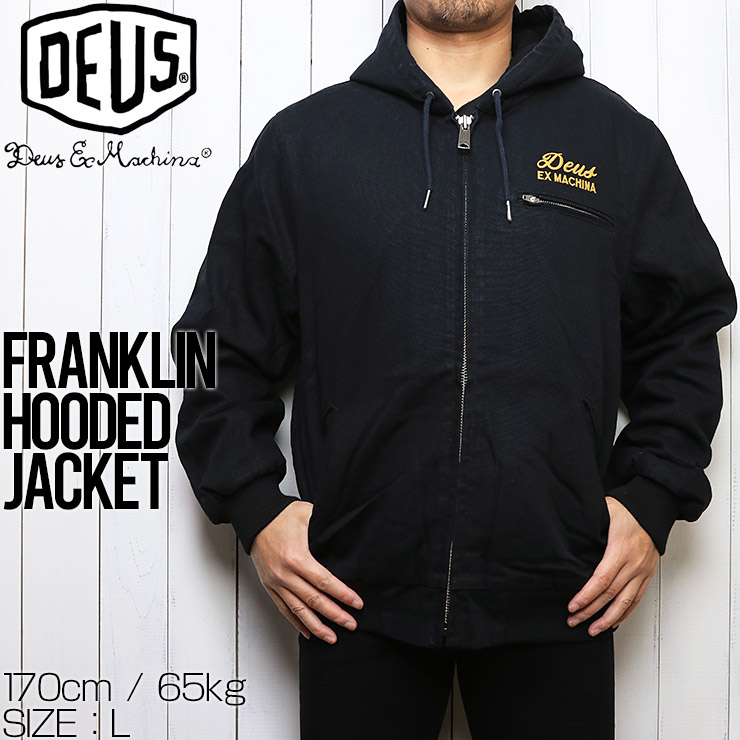 DEUS EX MACHINA ジャケット　黒 DEUS EX MACHINA（デウスエクスマキナ） コーチジャケット メンズ