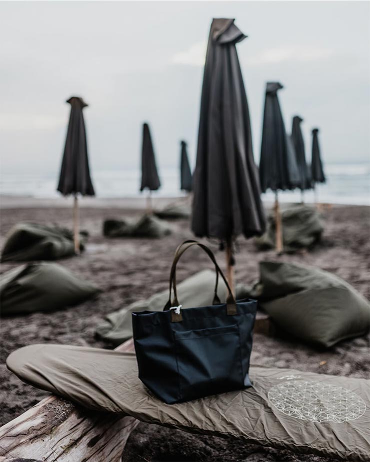 ̵ۥȡȥХå ӡХå Wasabi originals 掠 SURF A BILLY BEACH TOTE BAG 16L BLACK Ź